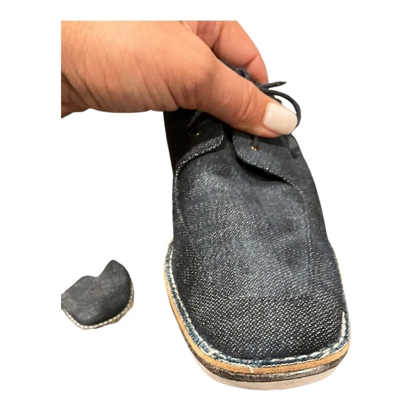 Stuart Weitzman Denim Oxfords Shoes Women's Size: 6.5 - Picture 9 of 16